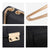 Push Lock Lightweight Vegan Leather Crossbody Bag With Chain Strap By Dasein - Dasein Bags