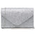 Women's Evening Bag Pleated Envelope Clutch Handbag l Dasein - Dasein Bags
