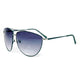 Ultra Thin Classic Unisex Frame Sunglasses w/ Oblong Lenses