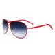 Classic Unisex Aviator Sunglasses- Red