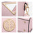 Fashion Design Chic Triangle Handle Shoulder Bag with Matching Wallet l Dasein - Dasein Bags