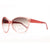 Oversized Fashion Sunglasses w/ Quilt-like Texture Design on Side - Pink - Dasein Bags