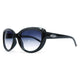 Smooth Round Classic Fashion Sunglasses- Black