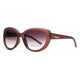 Smooth Round Classic Fashion Sunglasses- Brown