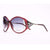 Oversized Fashion Sunglasses w/ Pop Out Mosaic Design - Red - Dasein Bags