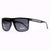 Classic Box Frame Unisex Sunglasses - Black - Dasein Bags