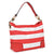 Striped Corner Patched Hobo Bag-Hobo-Dasein Bags