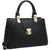 Women Solid Color Medium Top Handle Tote Bag Vegan Leather丨Dasein - Dasein Bags