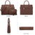Women Slim Purse Vegan Leather Work Bag Tote with Matching Clutch Dasein - Dasein Bags