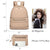 Fashion Casual Women Backpack with Matching Wristlet 2Pcs Set