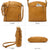 VONMAY Large Crossbody Bags for Women Triple Zip Pocket