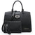 Solid-Color Satchel Handbag with Matching Wallet-Handbags & Purses-Dasein Bags