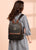 Women Fashion Backpack Purse Signature Anti-Theft Rucksack Bag