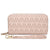 Womens Fashion Double Zip Around Wallet Long Purse Credit Card Holder