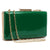 Patent Clutch with top clasp closure and with removable chain strap