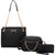 Large Satchel Set with Gold Chain Strap Satchel Bag and Wallet