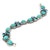 Oval-Shaped Vintage-Inspired Turquoise Bracelet
