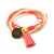 Multi-Strand Stretch Bracelet with Zodiac Charm and Tassel