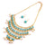 Multicolor Beaded Bib Necklace and Earring Set
