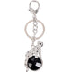 Rhinestone cat key chain